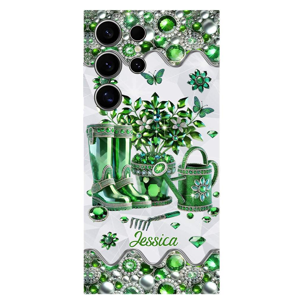 Just A Girl Who Loves Gardening - Personalized Gardening Full Print Phone Case