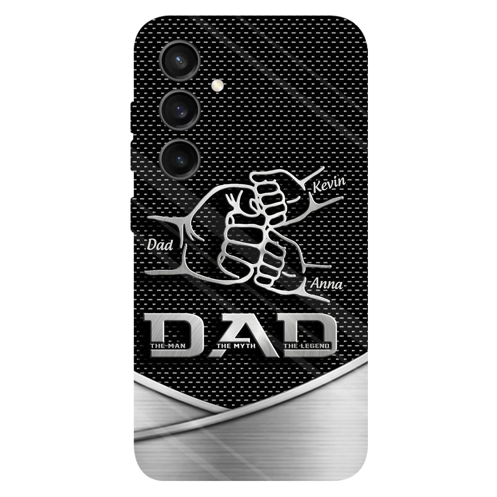 Dad The Man The Myth The Legend First Bump - Christmas Gift for Dad - Personalized Father Full Print Phone Case