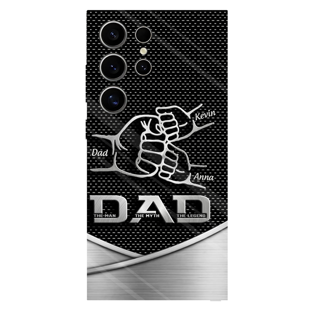 Dad The Man The Myth The Legend First Bump - Christmas Gift for Dad - Personalized Father Full Print Phone Case
