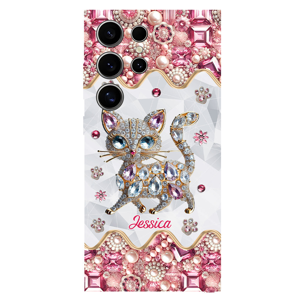 Just A Girl Who Loves Cats - Personalized Cat Full Print Phone Case