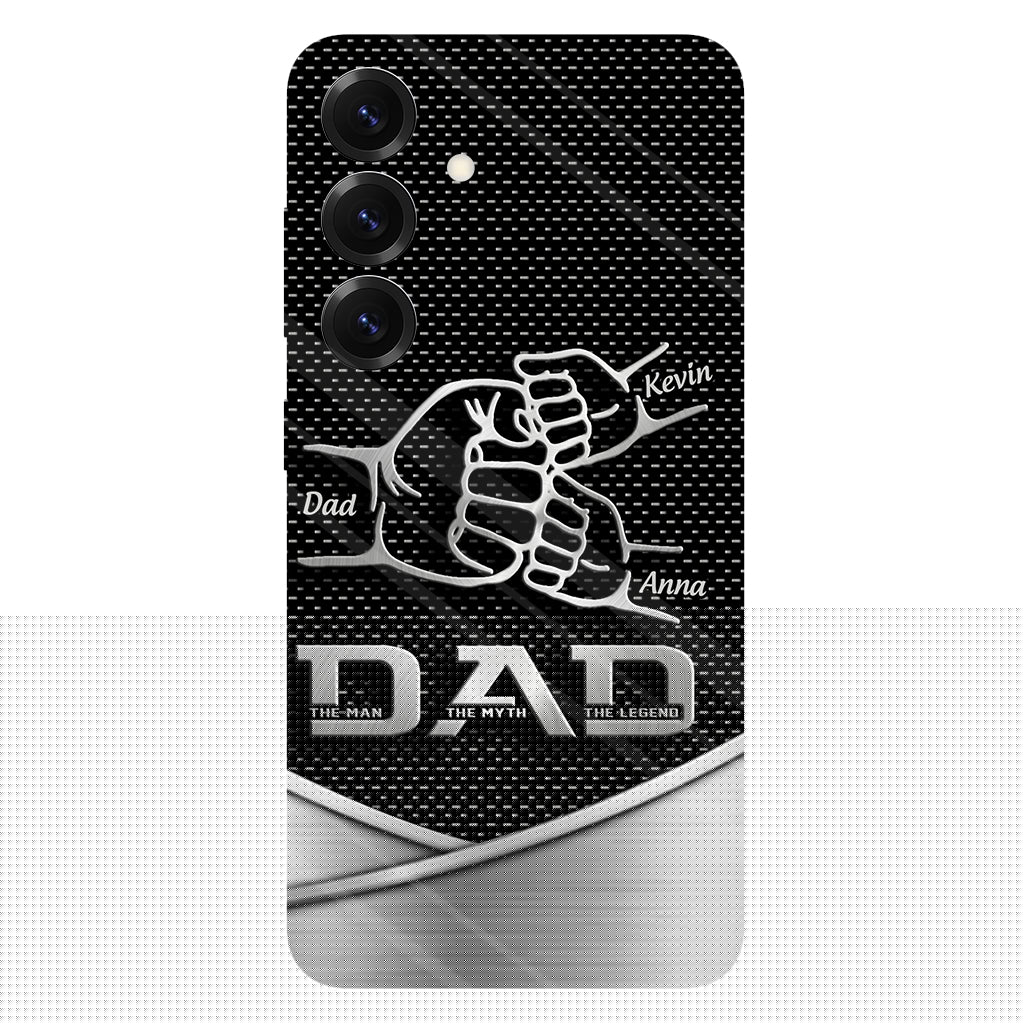 Dad The Man The Myth The Legend First Bump - Christmas Gift for Dad - Personalized Father Full Print Phone Case