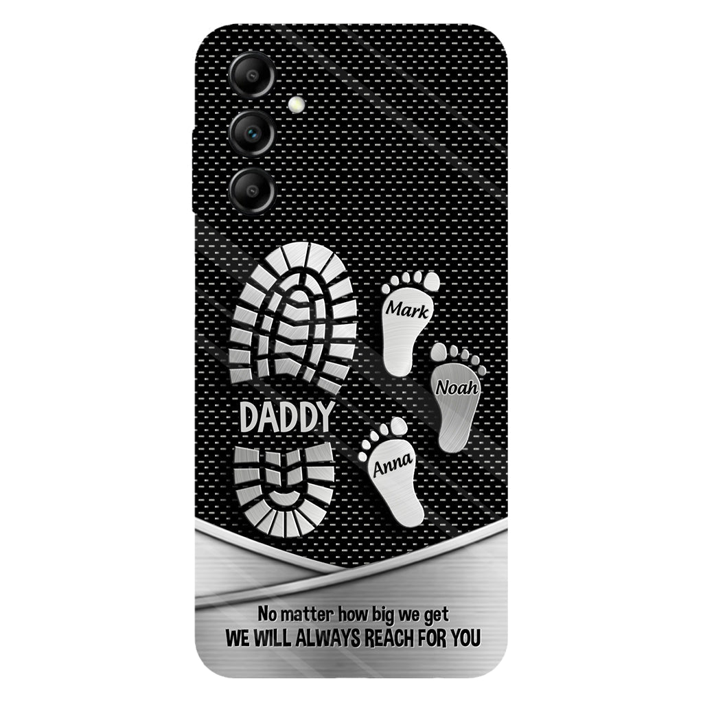 Your Footsteps Led Our Way - Personalized Father Full Print Phone Case