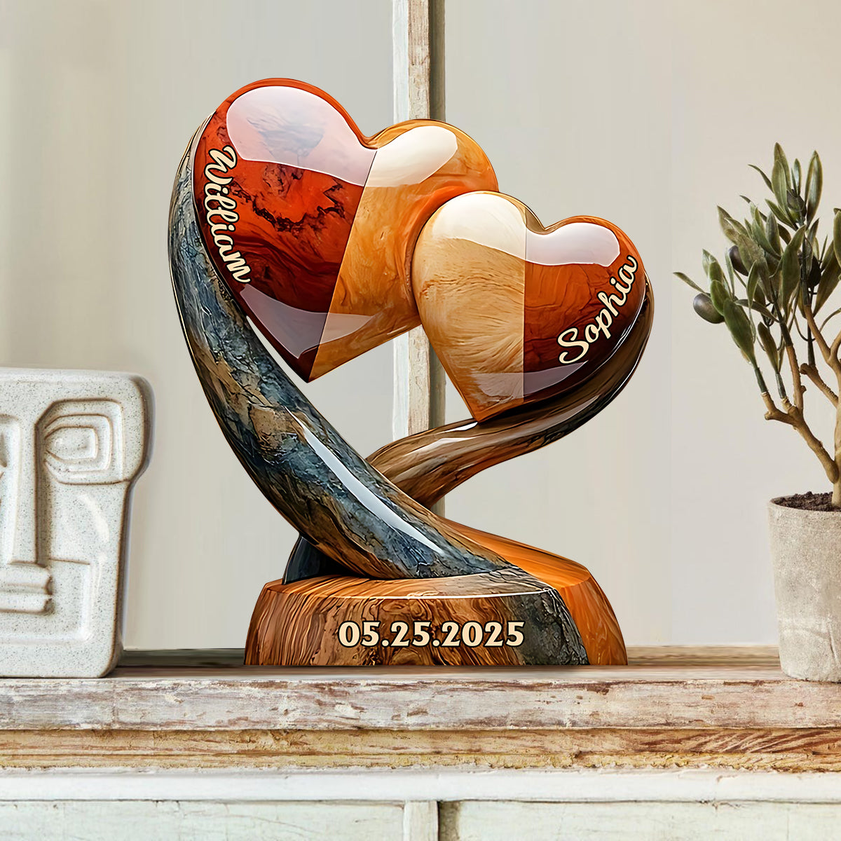 You And Me We Got This - Personalized Couple Custom Shaped Acrylic Plaque