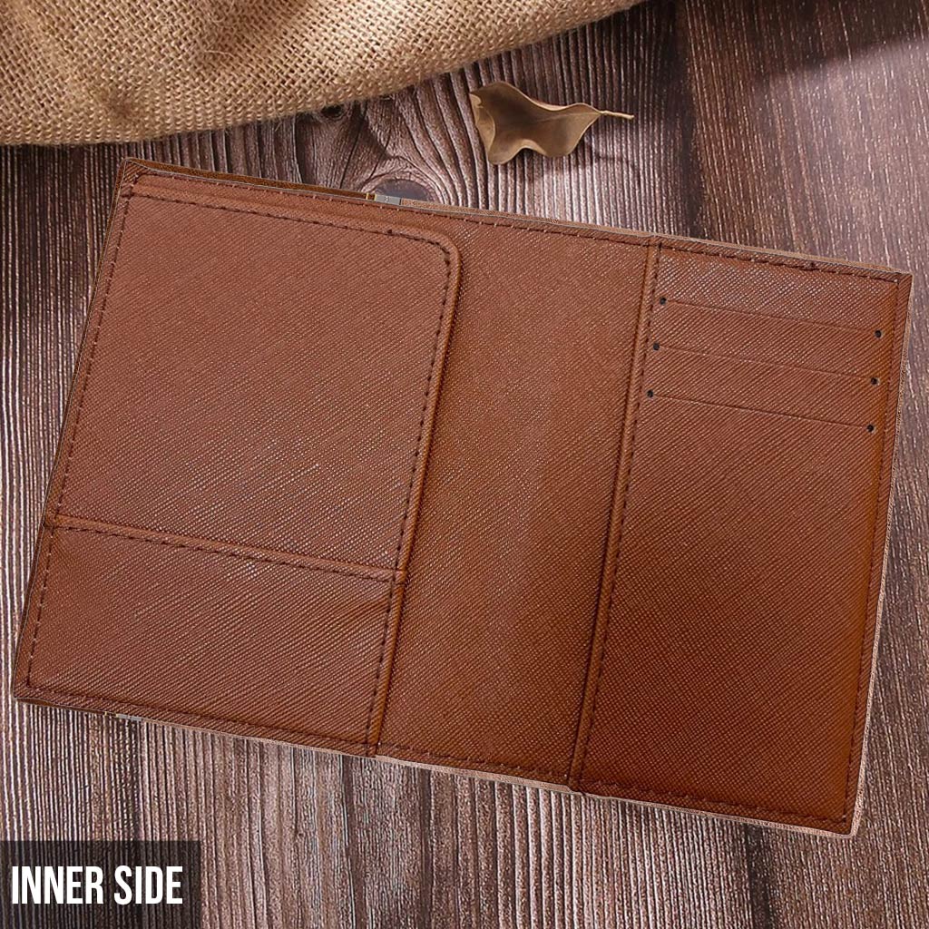 Collect Momments Not Things - Travelling gift for mom, daughter, granddaughter, wife, girlfriend, friend - Personalized Passport Holder
