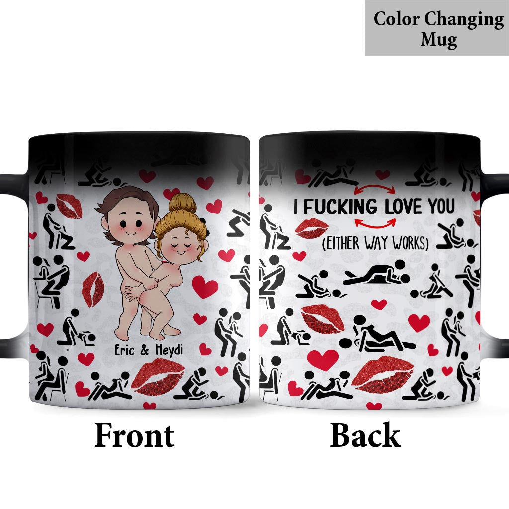 I Love You - Personalized Couple Ornament