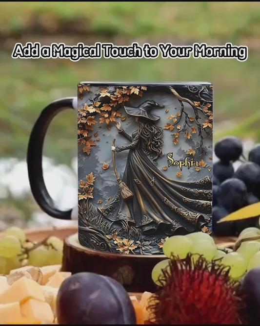 Beautiful Witch - Personalized Witch Accent Mug