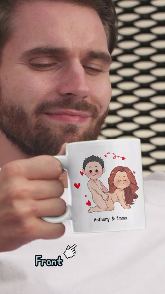 I Just Want You To Be Happy - Couple gift for husband, wife, boyfriend, girlfriend - Personalized Mug