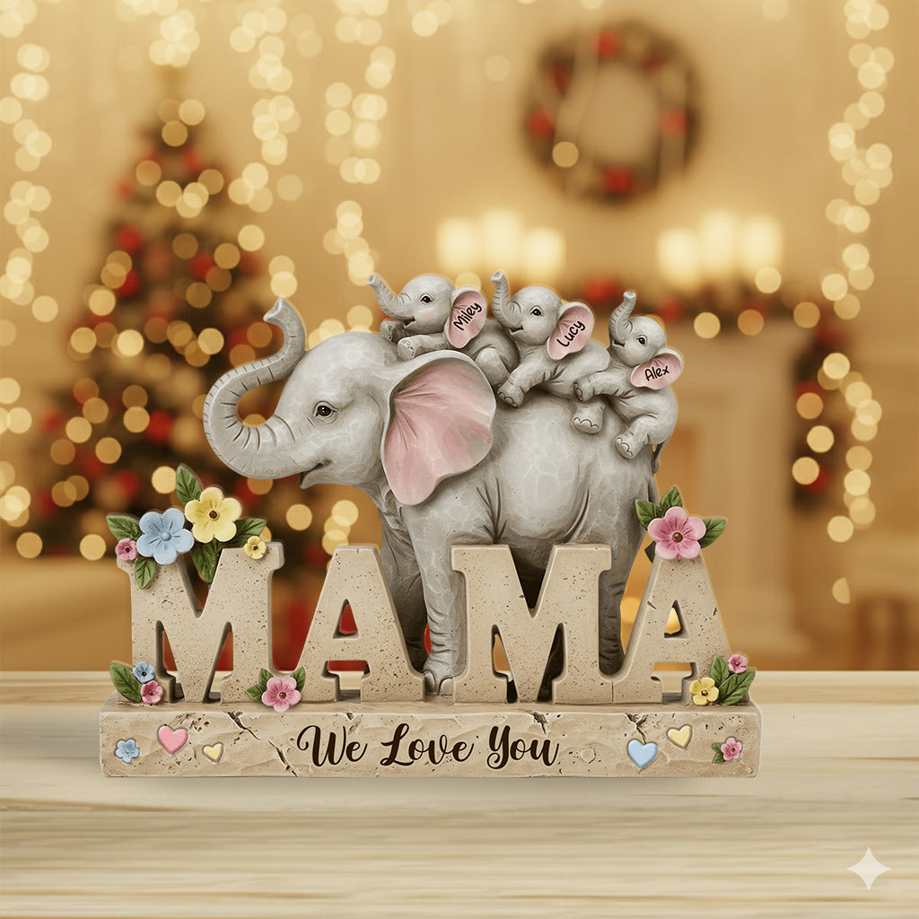 Christmas Gift for Mom - Personalized Mother Custom Shaped Acrylic Plaque
