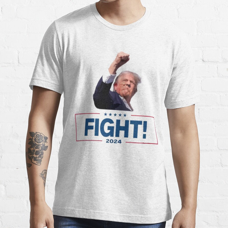 T-shirt « Tu as raté », T-shirt « Fight Fight Fight », T-shirt et sweat à capuche « Rallye 2024 »