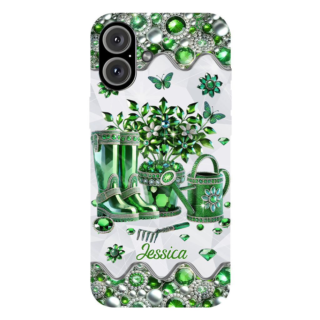Just A Girl Who Loves Gardening - Personalized Gardening Full Print Phone Case