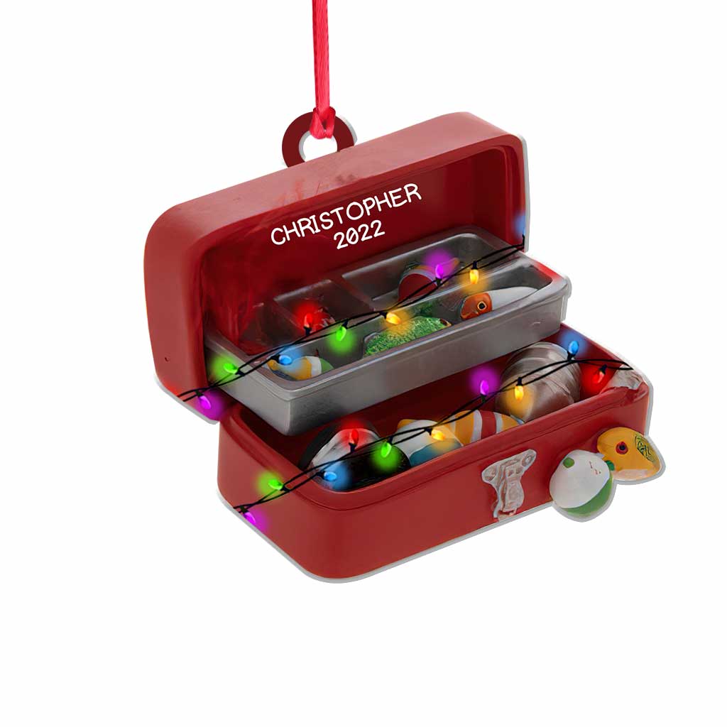 Fishing Tools - Personalized Christmas Ornament (Printed On Both Sides)