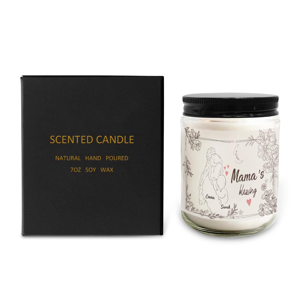 Mama's Blessing - Personalized Mother's Day Mother Candle