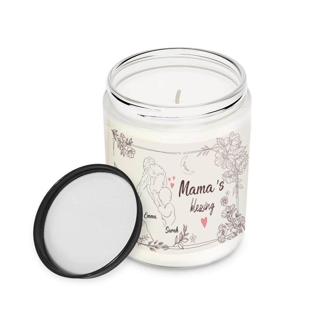 Mama's Blessing - Personalized Mother's Day Mother Candle