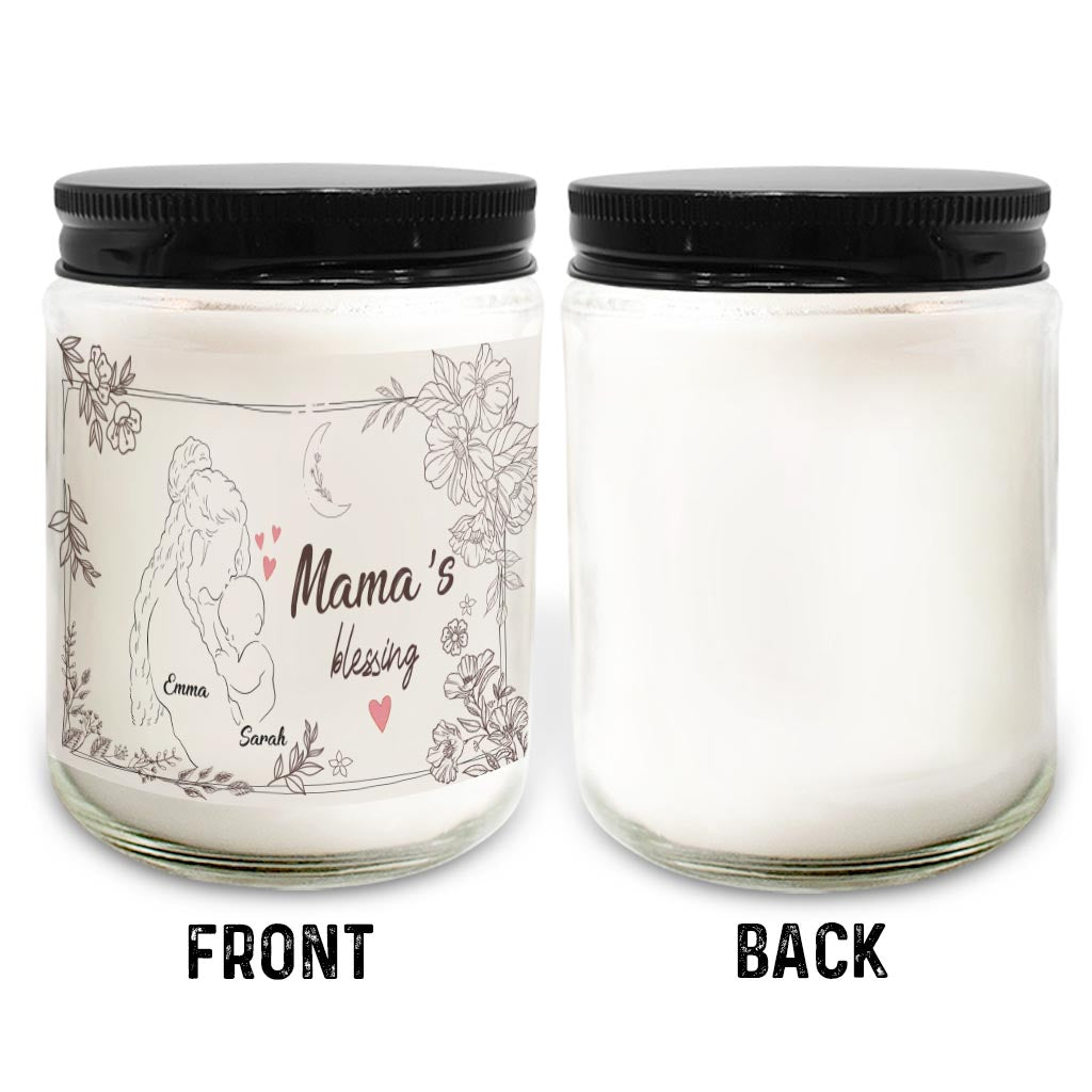 Mama's Blessing - Personalized Mother's Day Mother Candle