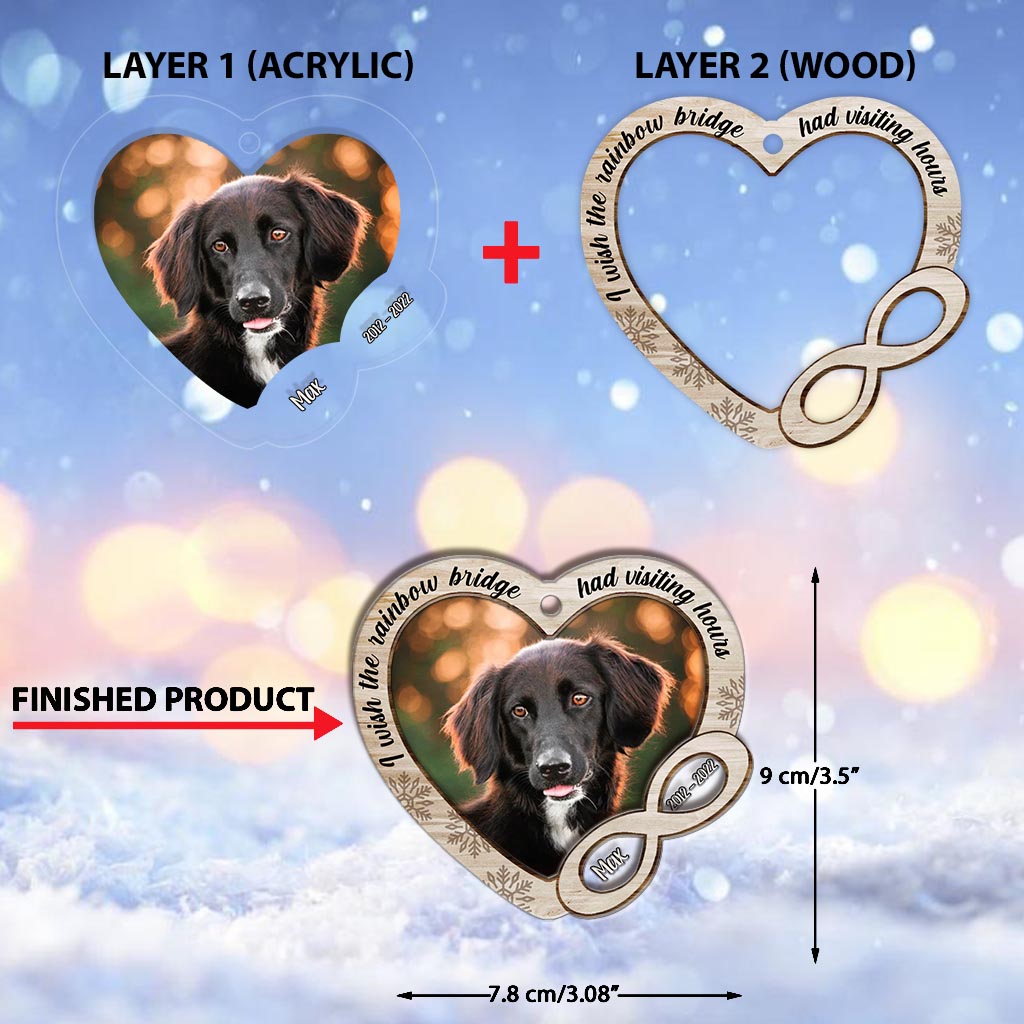 Best Friends Are Never Forgotten - Personalized Dog Layers Mix Ornament