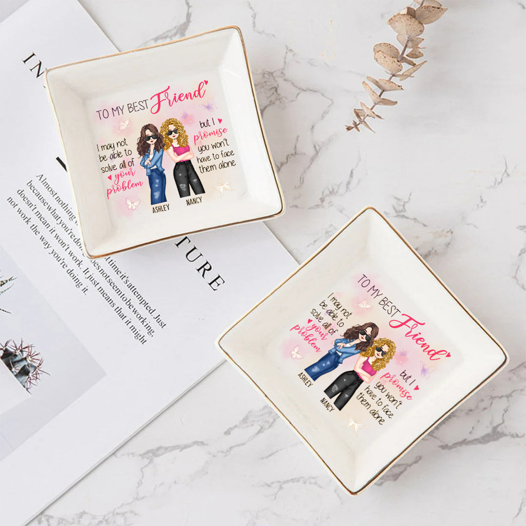 To My Best Friend - Personalized Bestie Jewelry Dish