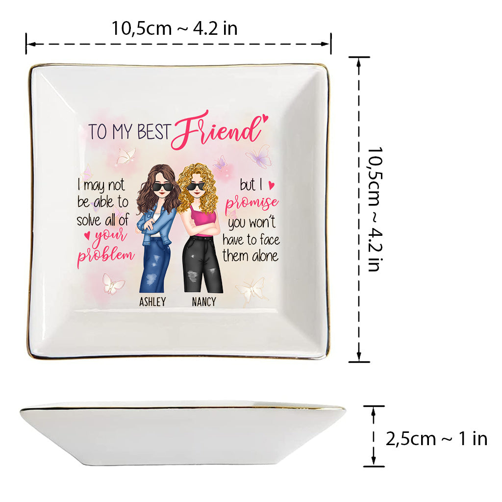 To My Best Friend - Personalized Bestie Jewelry Dish