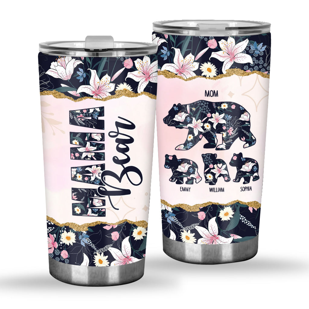 Mama Bear - Personalized Mother's Day Mother Tumbler