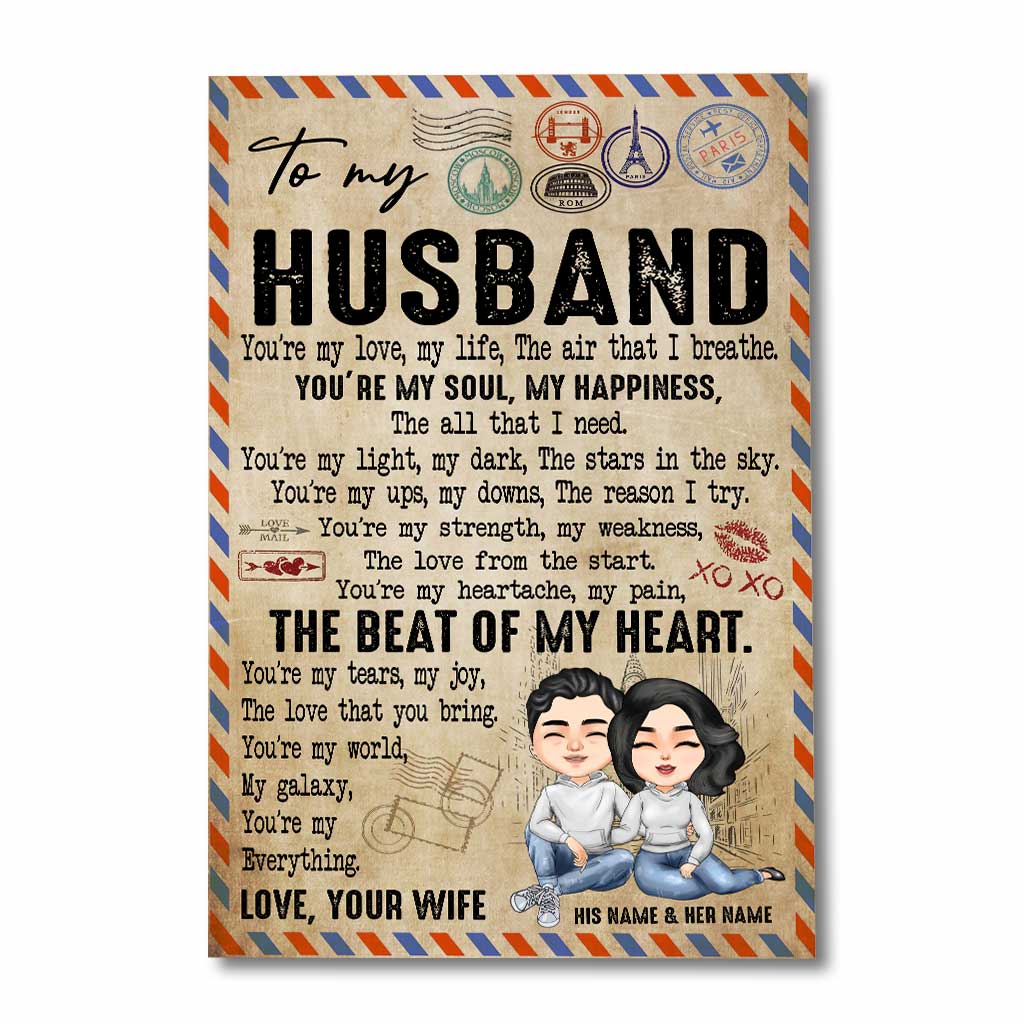 You Are My Everything - Personalized Couple Canvas And Poster