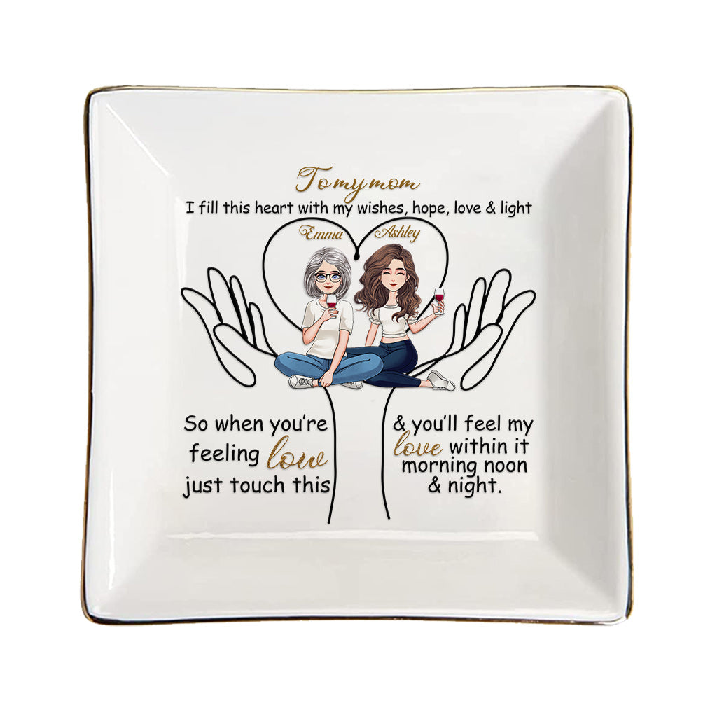 To My Mom - Personalized Mother's Day Mother Jewelry Dish