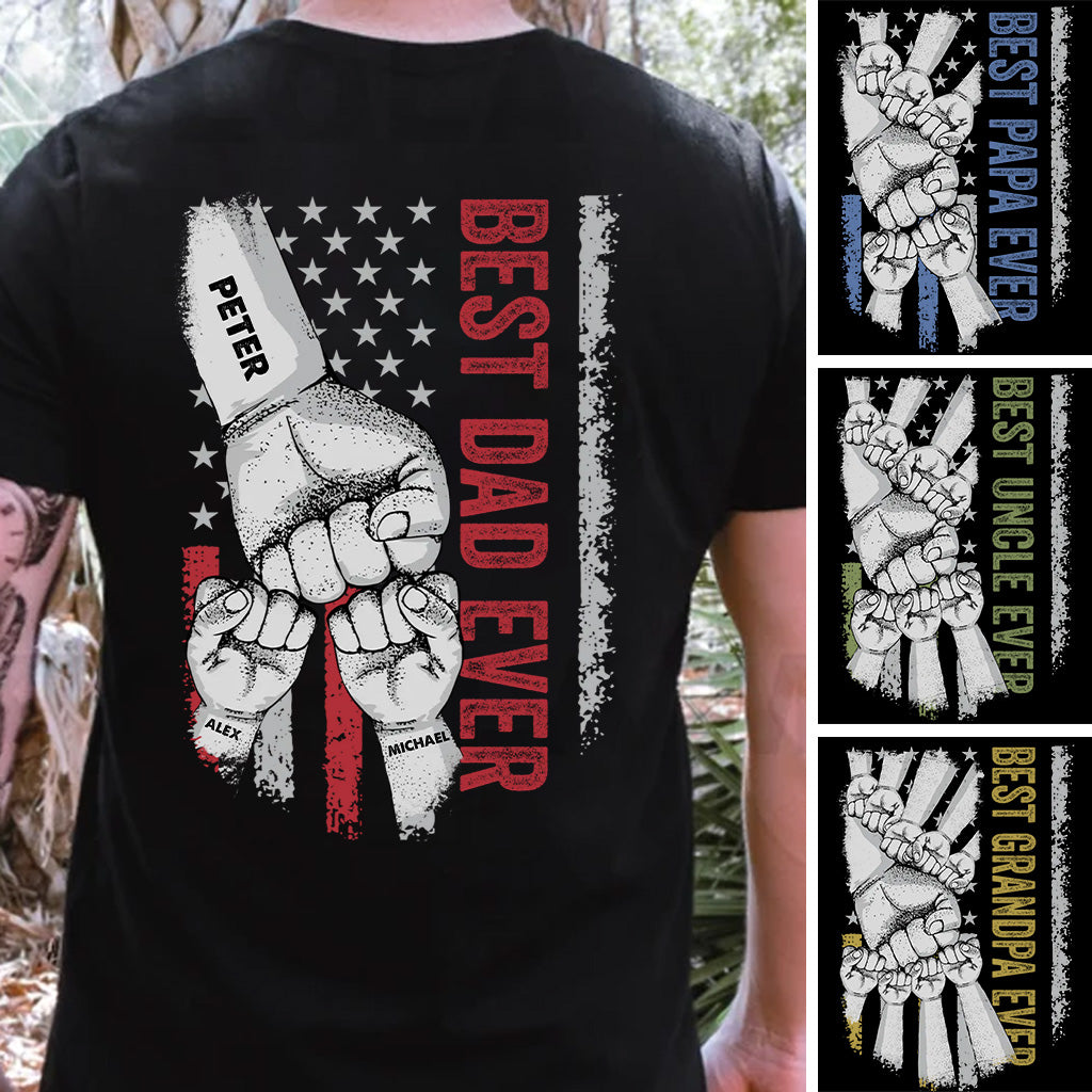 Best Dad Ever - Personalized Father T-shirt and Hoodie