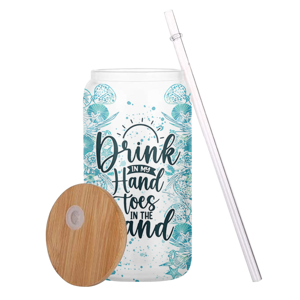 Drink In My Hand - Personalized Sea Lover Can Glass