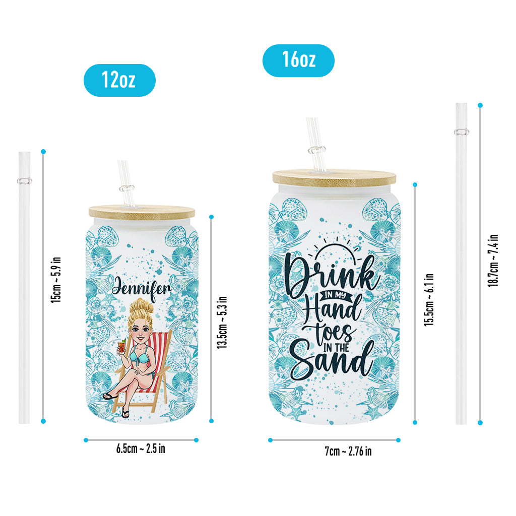 Drink In My Hand - Personalized Sea Lover Can Glass