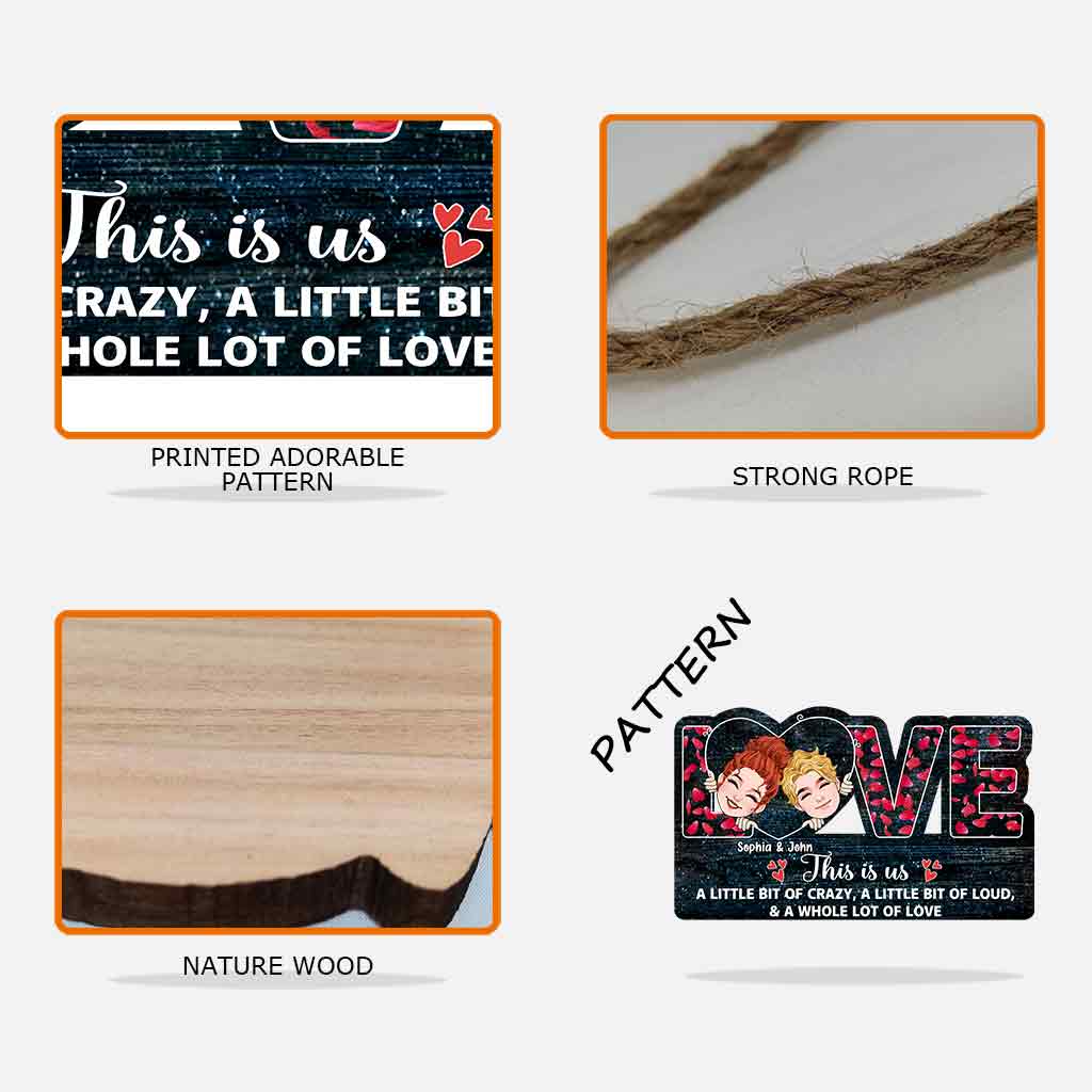 This Is Us - Personalized Couple Couple Wood Sign