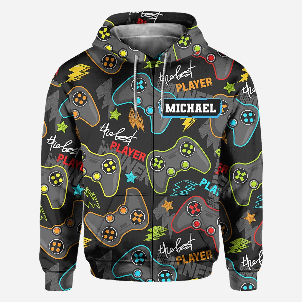 I Paused My Game To Be Here - Personalized Video Game All Over Shirt