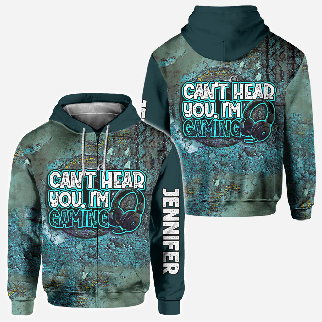 Can't Hear You I'm Gaming - Personalized Video Game All Over Shirt