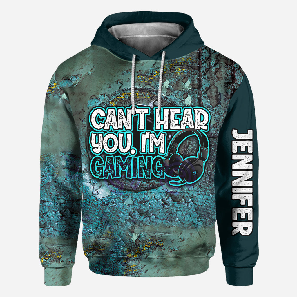 Can't Hear You I'm Gaming - Personalized Video Game All Over Shirt