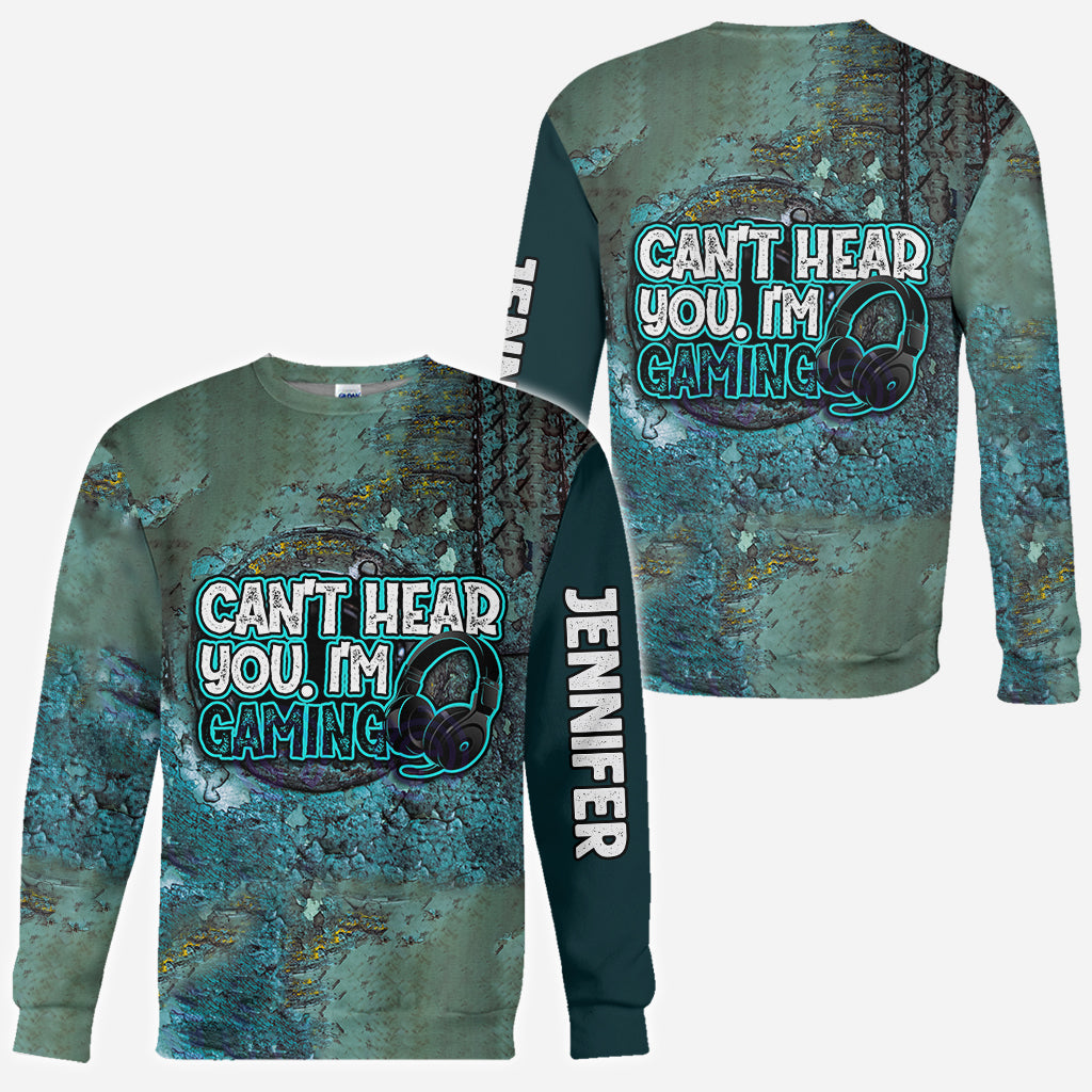 Can't Hear You I'm Gaming - Personalized Video Game All Over Shirt