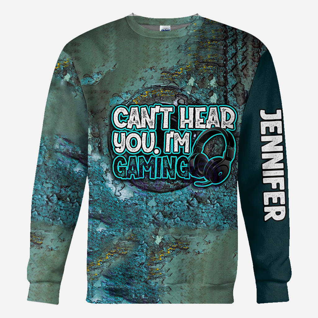 Can't Hear You I'm Gaming - Personalized Video Game All Over Shirt