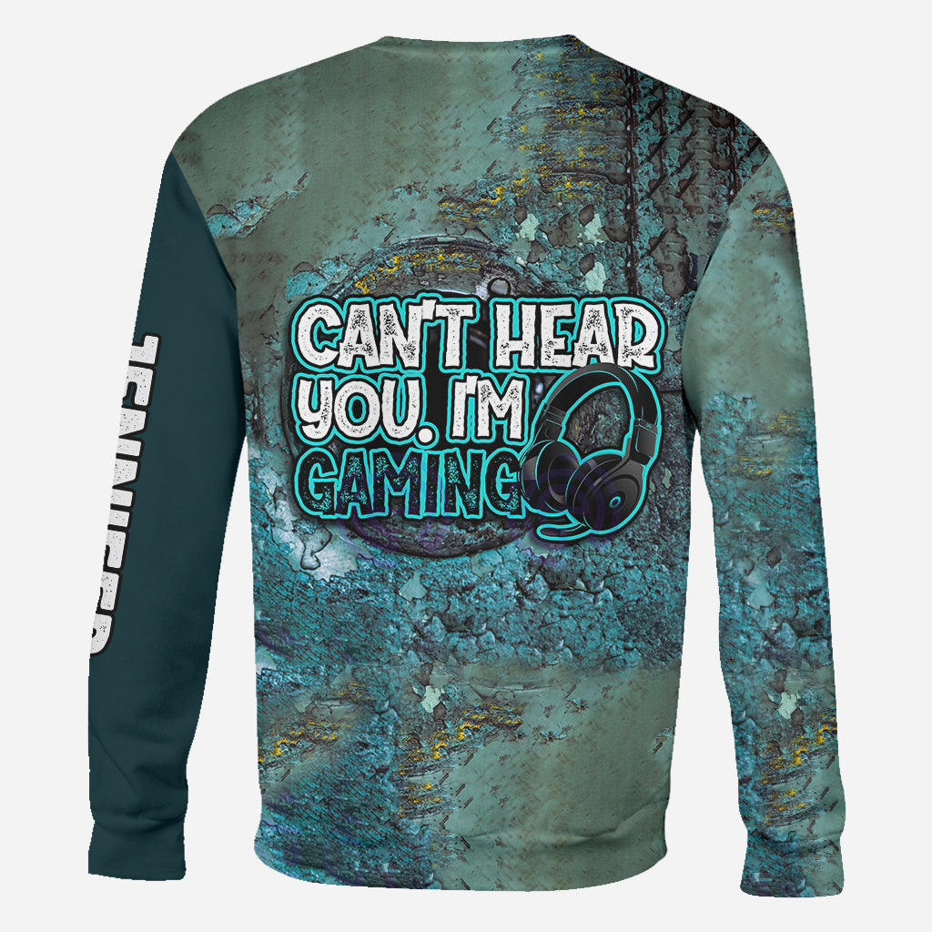 Can't Hear You I'm Gaming - Personalized Video Game All Over Shirt