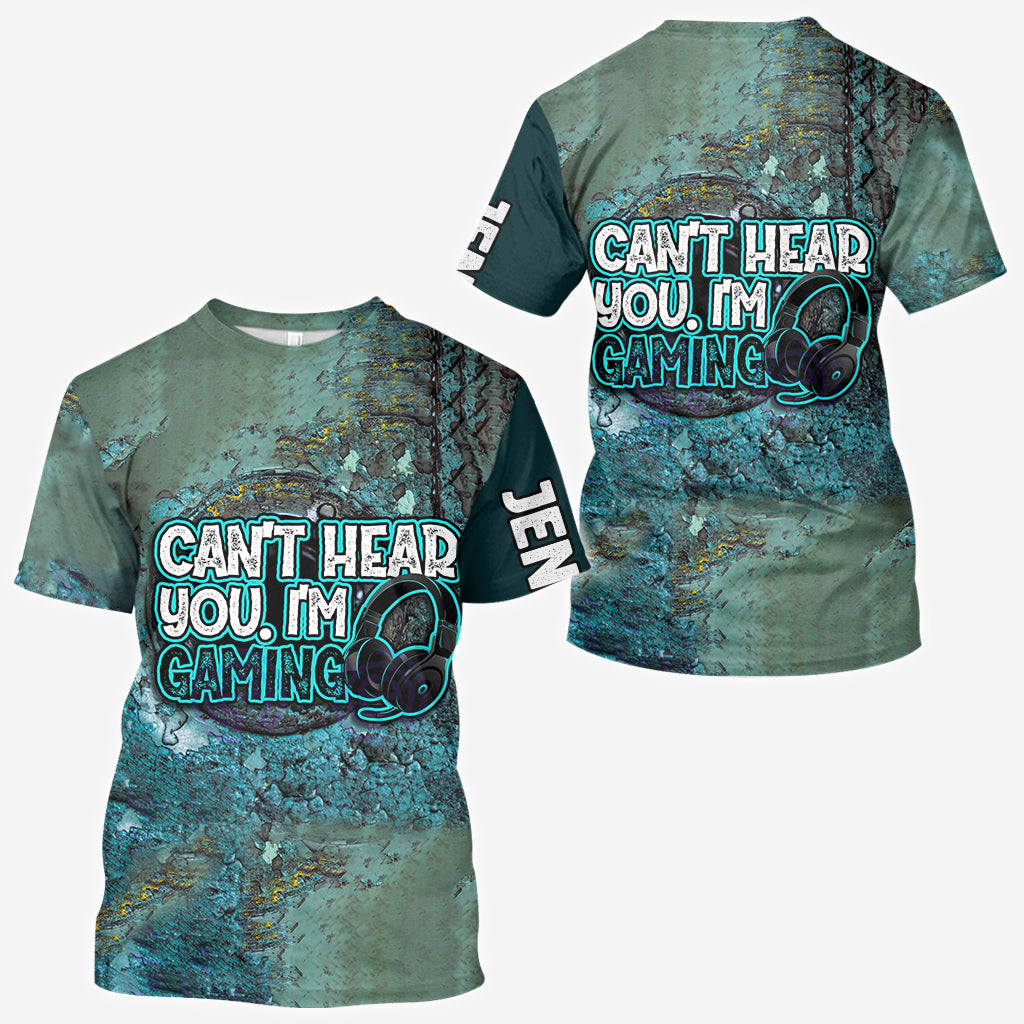 Can't Hear You I'm Gaming - Personalized Video Game All Over Shirt