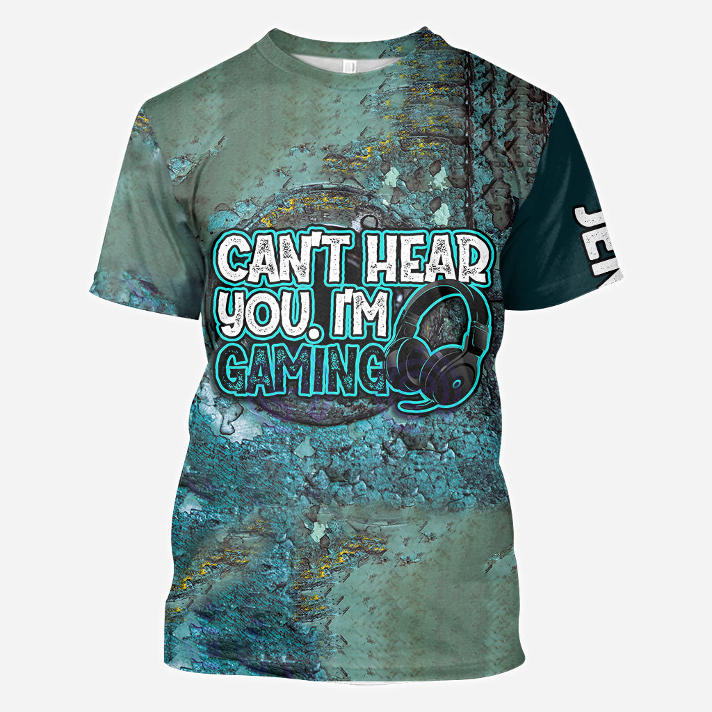 Can't Hear You I'm Gaming - Personalized Video Game All Over Shirt