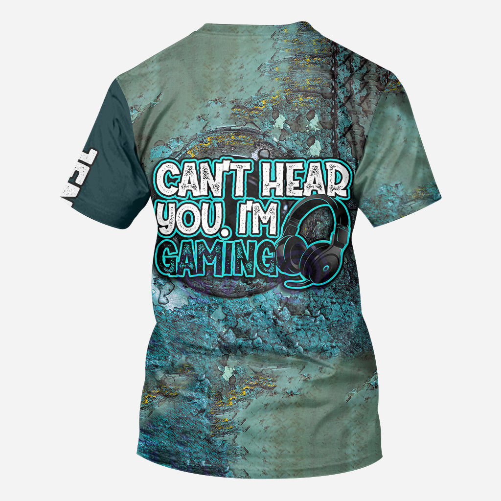 Can't Hear You I'm Gaming - Personalized Video Game All Over Shirt
