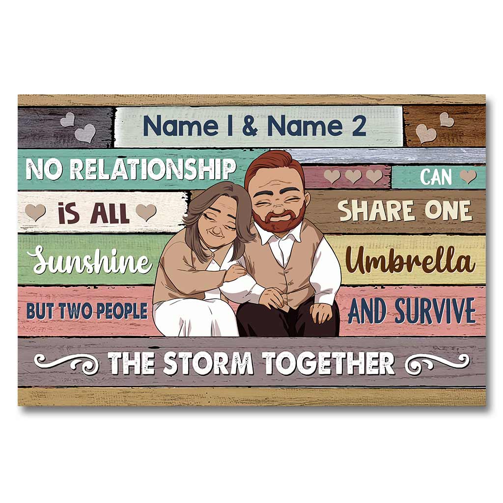 Husband And Wife Love Forever - Personalized Couple Poster