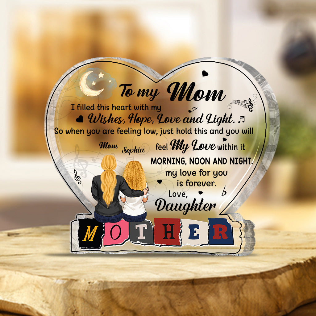 Mother For All The Times - Personalized Mother's Day Mother Custom Shaped Acrylic Plaque