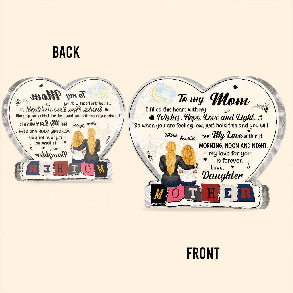 Mother For All The Times - Personalized Mother's Day Mother Custom Shaped Acrylic Plaque