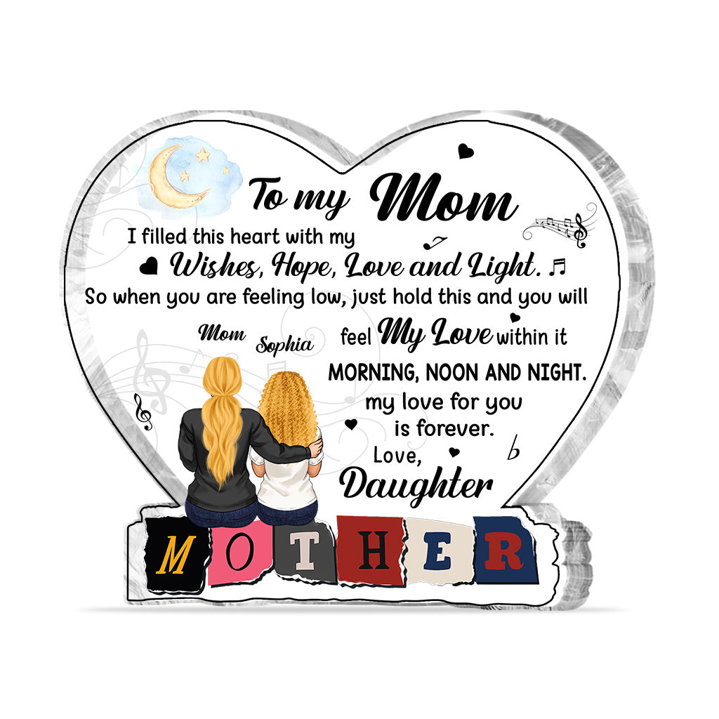 Mother For All The Times - Personalized Mother's Day Mother Custom Shaped Acrylic Plaque