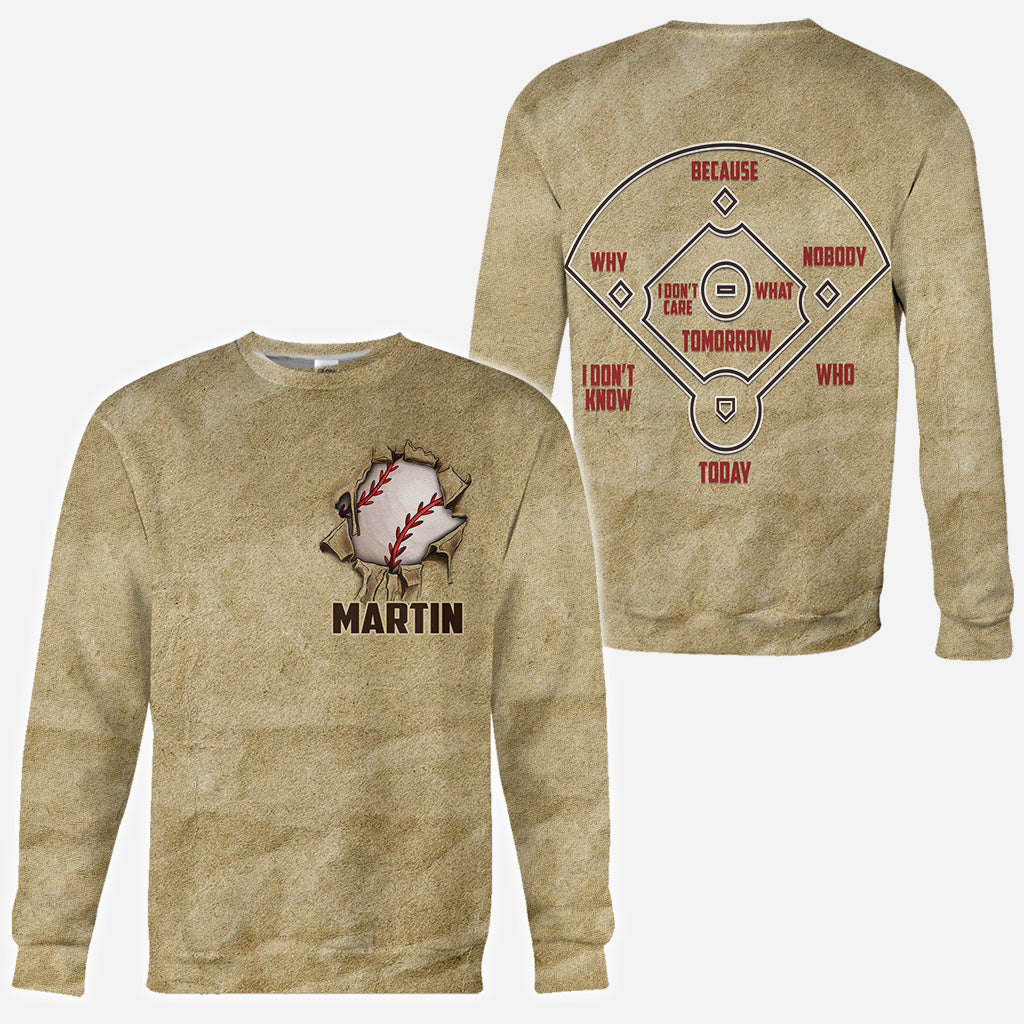 Love Baseball - Personalized Baseball All Over Shirt