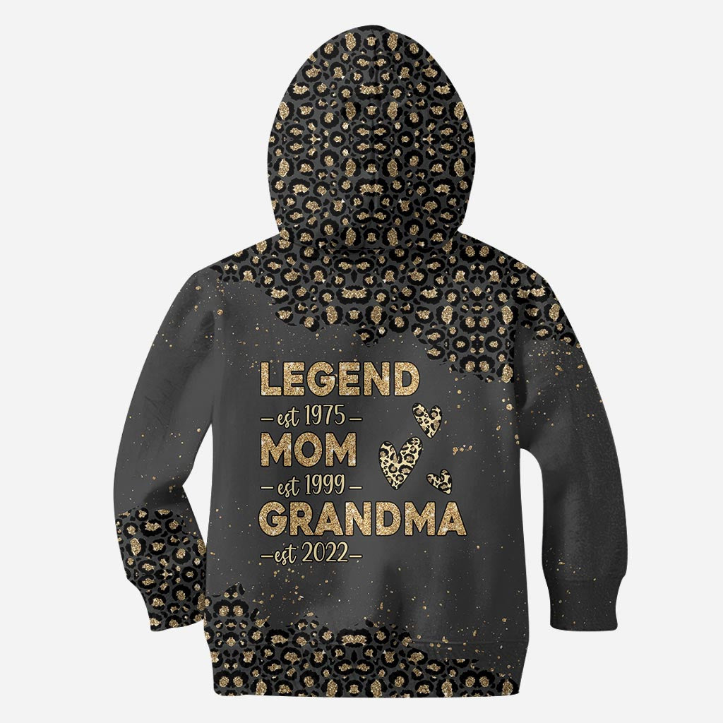 Legend Mom Grandma - Personalized Mother's Day Mother Hoodie and Leggings