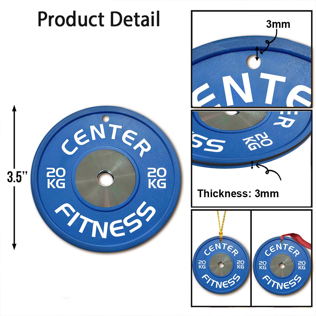 Center Fitness - Personalized Fitness Ornament