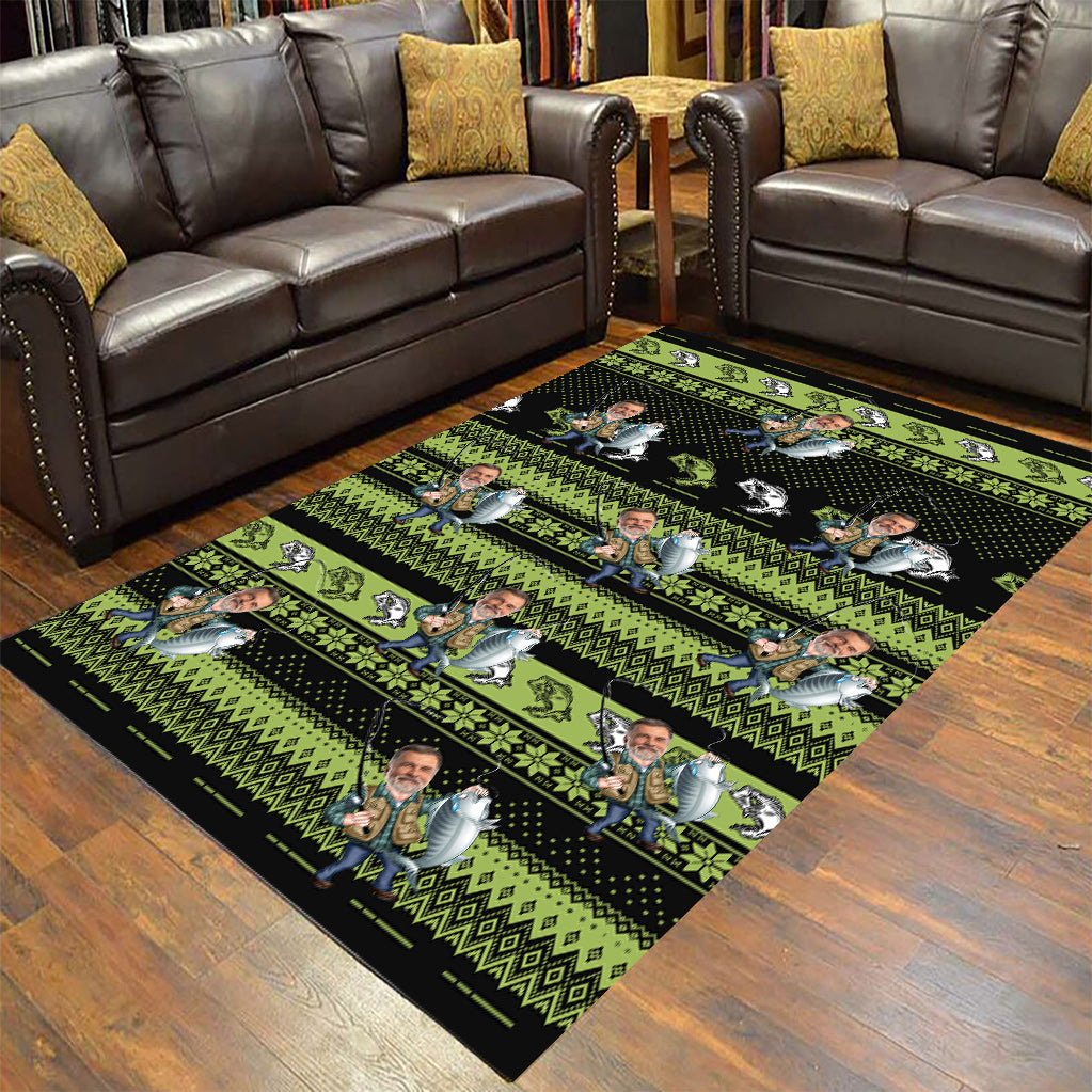 Love Fishing - Personalized Fishing Rug