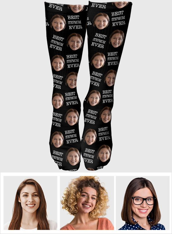 Individuell gestaltete Socken für Stiefmütter