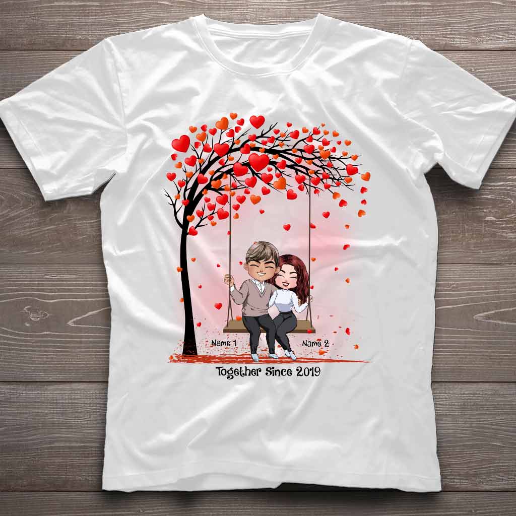 Together - Personalized Couple T-shirt and Hoodie