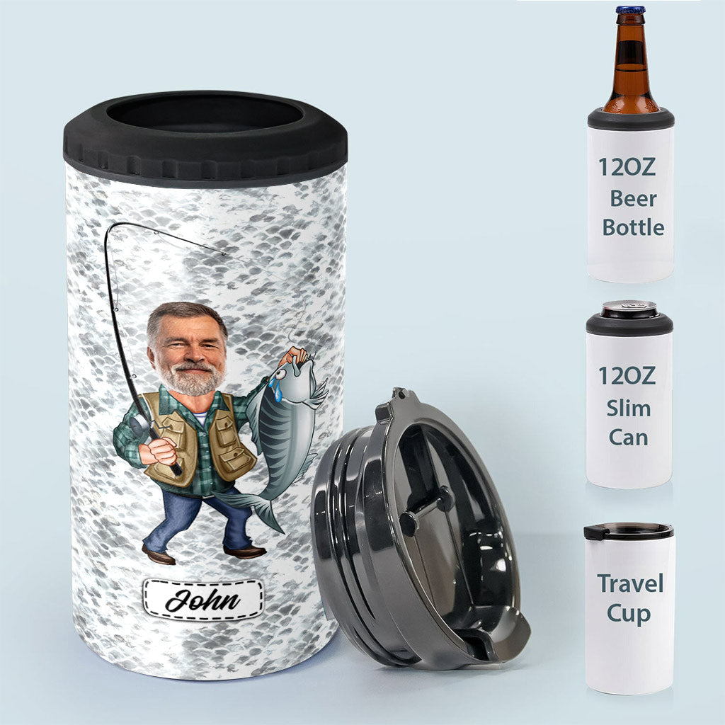 Master Baiter - Personalized Fishing Can Cooler