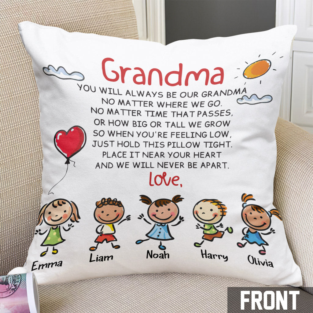 Grandma Spanish - Personalized Mother's Day Grandma Throw Pillow