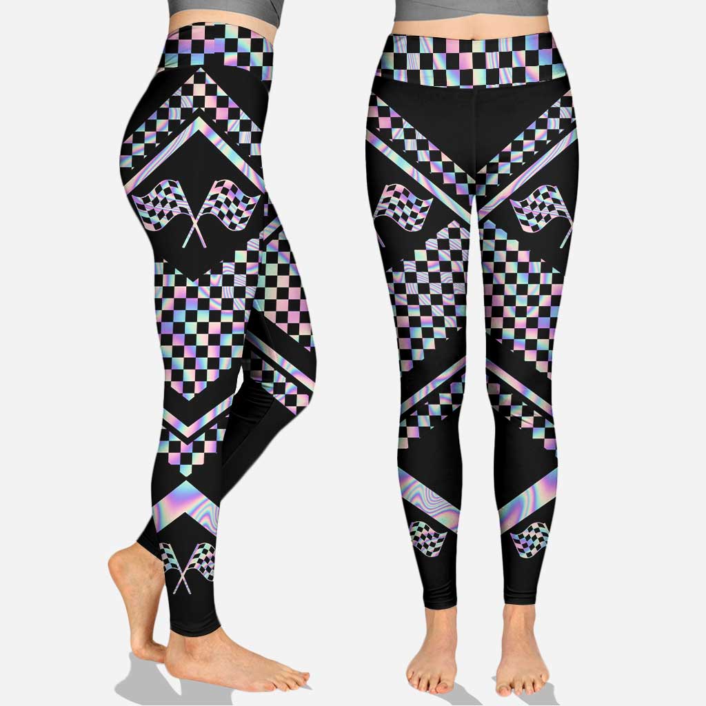 When It Gets Hot - Racing Cross Tank Top and Leggings